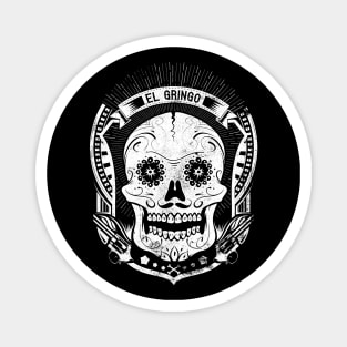 Aztec Skeleton Skull Magnet